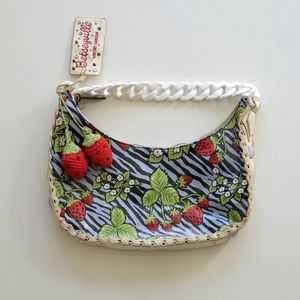 Betsey Johnson "Betseyville" Hobo Style Purse